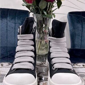 Rick owen jumbo lace high canvas